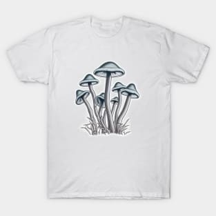 Fungi Fun: Cartoon Mushroom Print to Show Your Eco-Friendly Style 2 T-Shirt